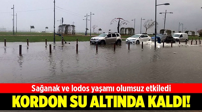 İzmir'de sağanak ve lodos hayatı olumsuz etkiliyor