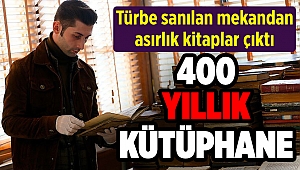 İzmir'de türbe sanılan mekandan asırlık kitaplar çıktı