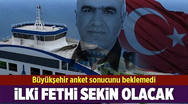 İzmir’in yeni feribotuna Fethi Sekin’in adı verilecek