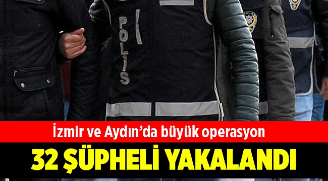 İzmir ve Aydın'da ihaleye fesat karıştırma operasyonunda 32 gözaltı