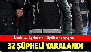 İzmir ve Aydın'da ihaleye fesat karıştırma operasyonunda 32 gözaltı