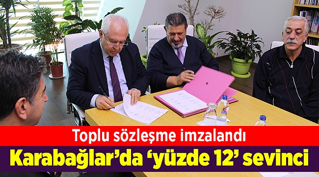 Karabağlar Belediyesi’nde ‘yüzde 12’ sevinci