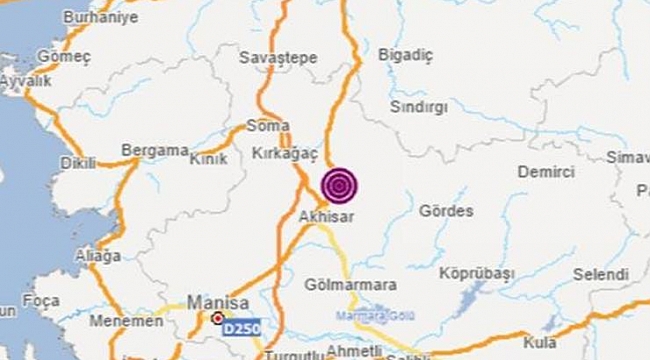 Manisa'da korkutan deprem!