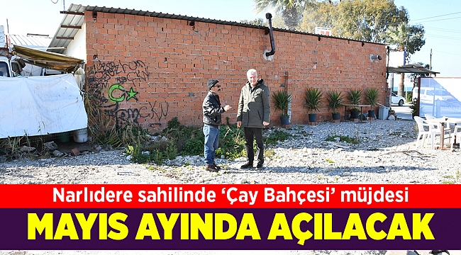 Narlıdere sahilinde ‘Çay Bahçesi’ müjdesi