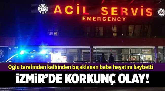 Oğlu tarafından kalbinden bıçaklanan baba hayatını kaybetti