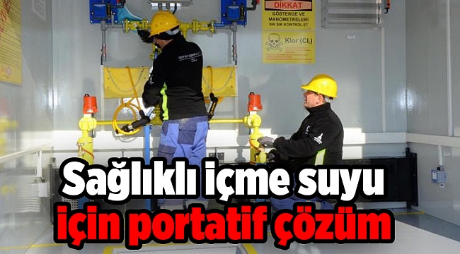 Sağlıklı içme suyu için portatif çözüm