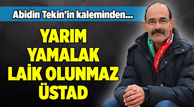 Abidin Tekin'in kaleminden...