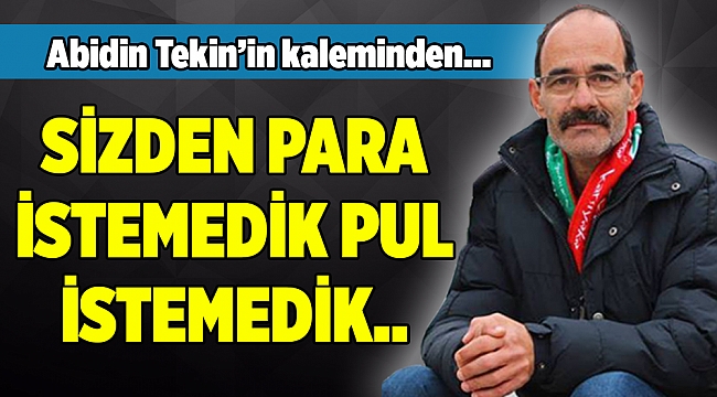 Abidin Tekin'in kaleminden...