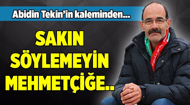 Abidin Tekin'in kaleminden...
