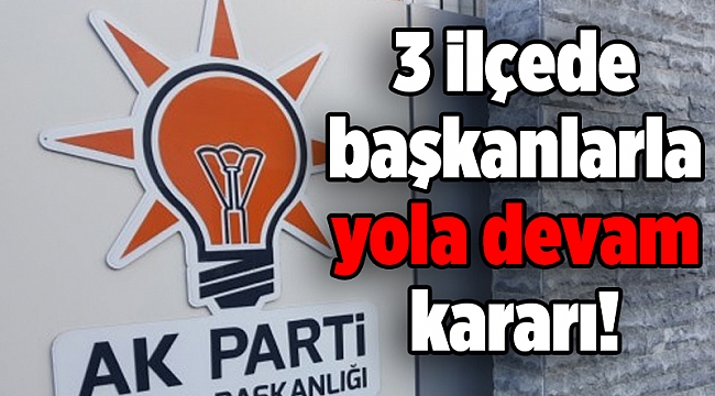 AK Parti İzmir'de kongre maratonu o 3 ilçeden yola çıkıyor!