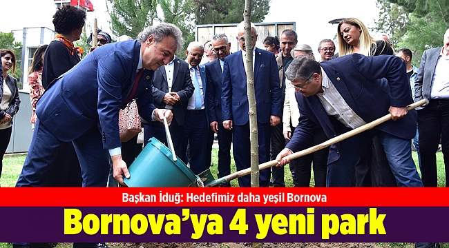 Bornova’ya 4 yeni park
