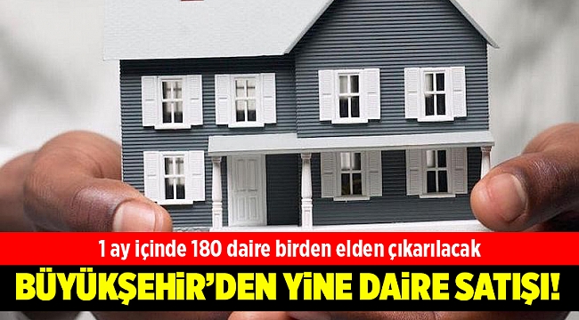 Büyükşehir 60 daire daha satıyor!