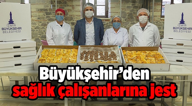 Büyükşehir’den sağlık çalışanlarına jest