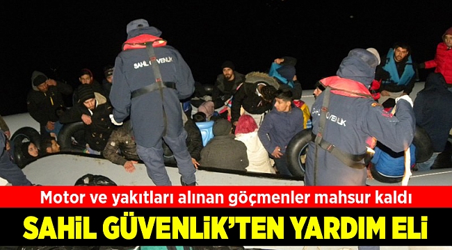Çeşme'de 78 düzensiz göçmen kurtarıldı