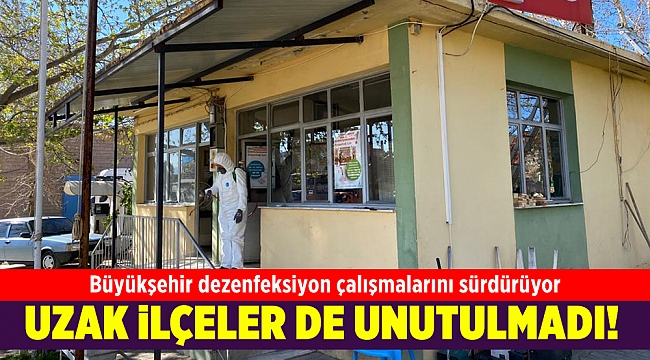 Dezenfeksiyon çalışmaları ilçelerde de sürüyor