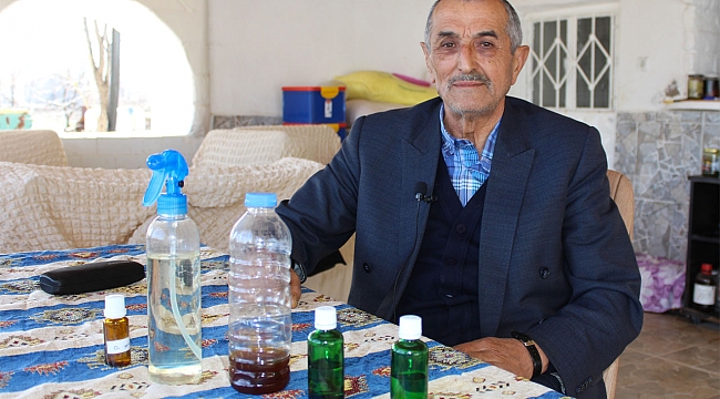 Emekli prof. Abdullah Çoban koronavirüsü yok eden ürünü tanıttı
