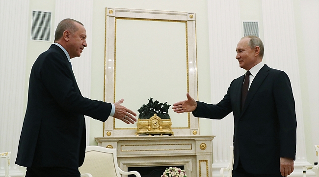 Erdoğan Putin zirvesinden video yayılandı! Dünya bu açıklamayı izledi