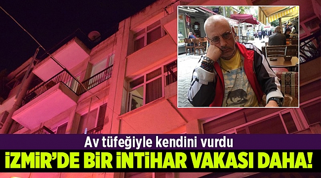 Evinde kendini av tüfeğiyle vurdu