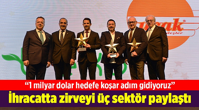 İhracatta zirveyi üç sektör paylaştı