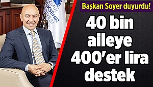 İzmir Büyükşehir'den 40 bin aileye 400'er lira destek