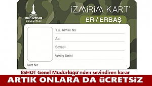 İzmir’de askerlere ücretsiz ulaşım