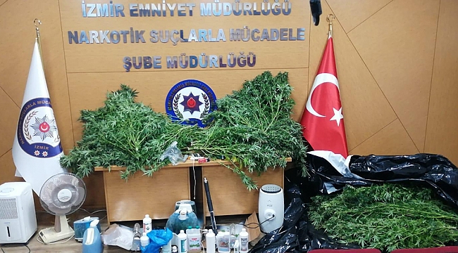 İzmir’de drone destekli zehir operasyonu