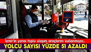 İzmir'in yarısı toplu ulaşım araçlarını kullanmıyor...