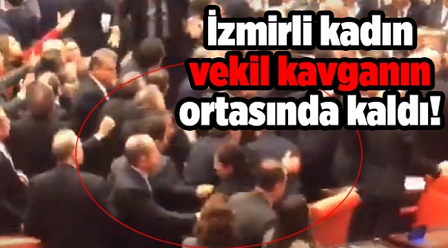 İzmirli kadın vekil kavganın ortasında kaldı!