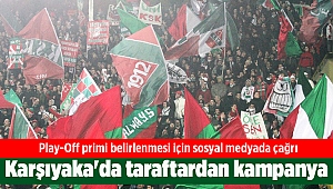 Karşıyaka'da taraftardan kampanya