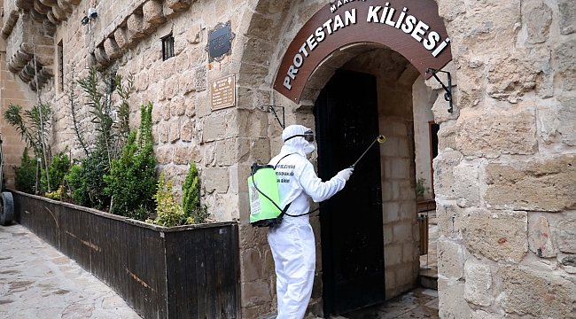 Mardin'de kiliseler Corona virüs nedeniyle ayinlere ara verdi