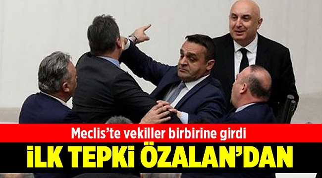 Meclis’te vekiller birbirine girdi