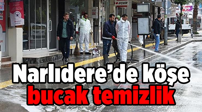 Narlıdere’de köşe bucak temizlik