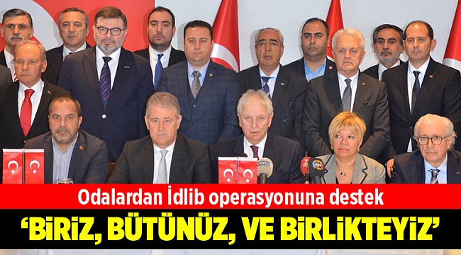 Odalardan İdlib operasyonuna destek