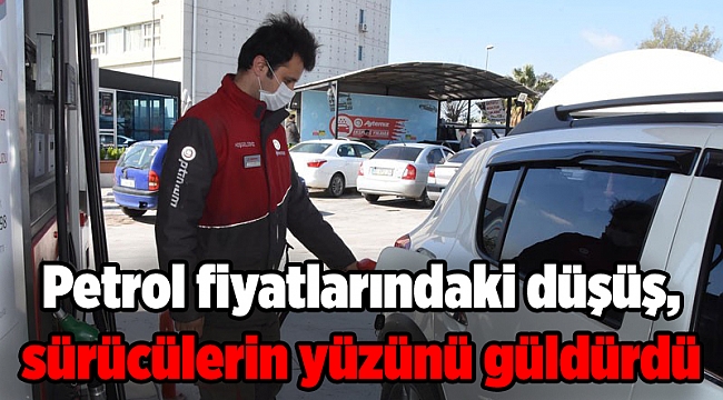 Petrol fiyatlarındaki düşüş, sürücülerin yüzünü güldürdü