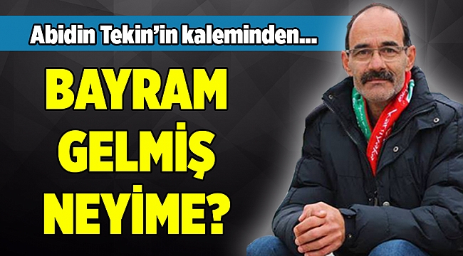 Abidin Tekin'in kaleminden...