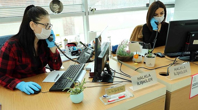 Bayraklı'da, çağrı merkezi vatandaşın yanında