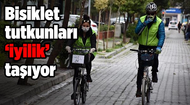 Bisiklet tutkunları iyilik taşıyor