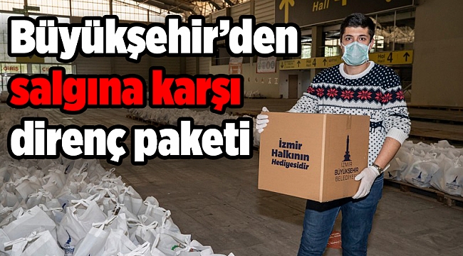 Büyükşehir’den salgına karşı direnç paketi
