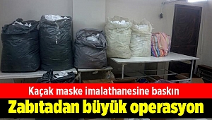 İzmir’de kaçak maske imalathanesine baskın