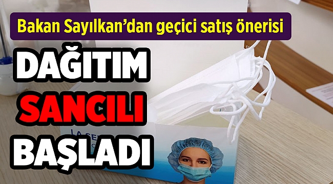 İzmir'de maske dağıtımı sancılı başladı!