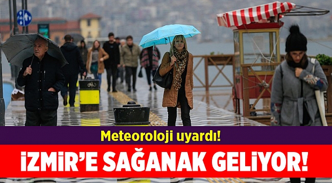 İzmir'de sağanak yağış bekleniyor