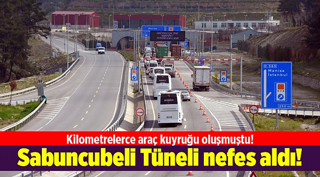 İzmir Sabuncubeli Tüneli nefes aldı!