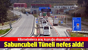 İzmir Sabuncubeli Tüneli nefes aldı!