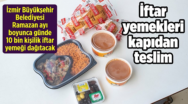 Korona günlerinde bağış iftar yemekleri kapıdan teslim