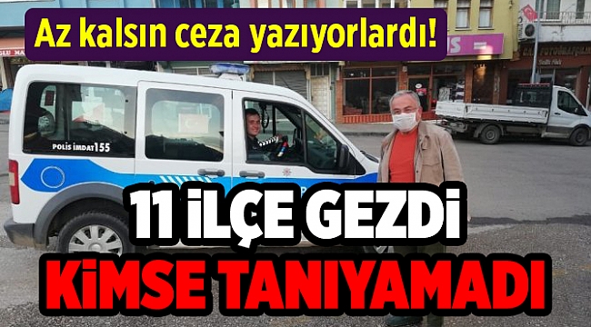 Ordu Büyükşehir Belediye Başkanı 11 ilçe gezdi, kimse tanıyamadı