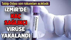 Tabip Odası açıkladı: İzmir’de bir haftada 91 sağlıkçı daha virüse yakalandı!