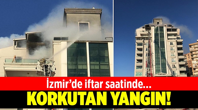 10 katlı bina anonsla boşaltıldı