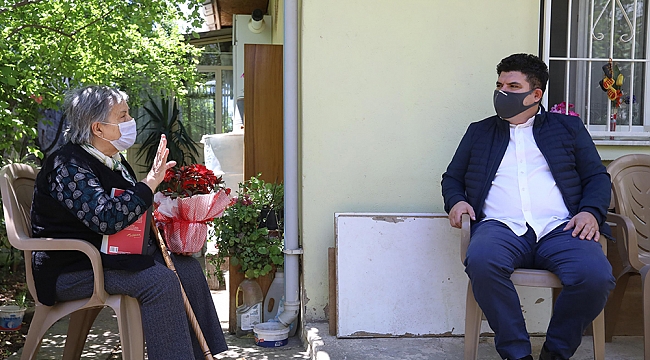 Başkan Erhan Kılıç’tan şehit annelerine sürpriz Anneler Günü ziyareti