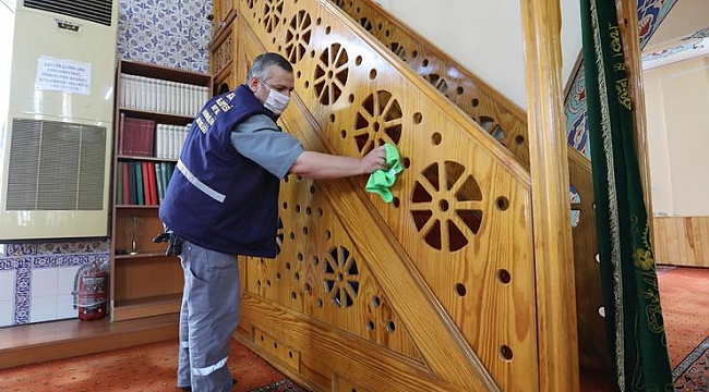 Buca’da camiler pandemi sonrasına hazır