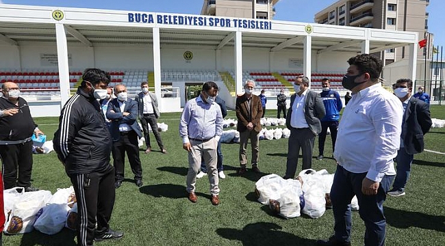 Bucalı amatör kulüplere Ramazan desteği